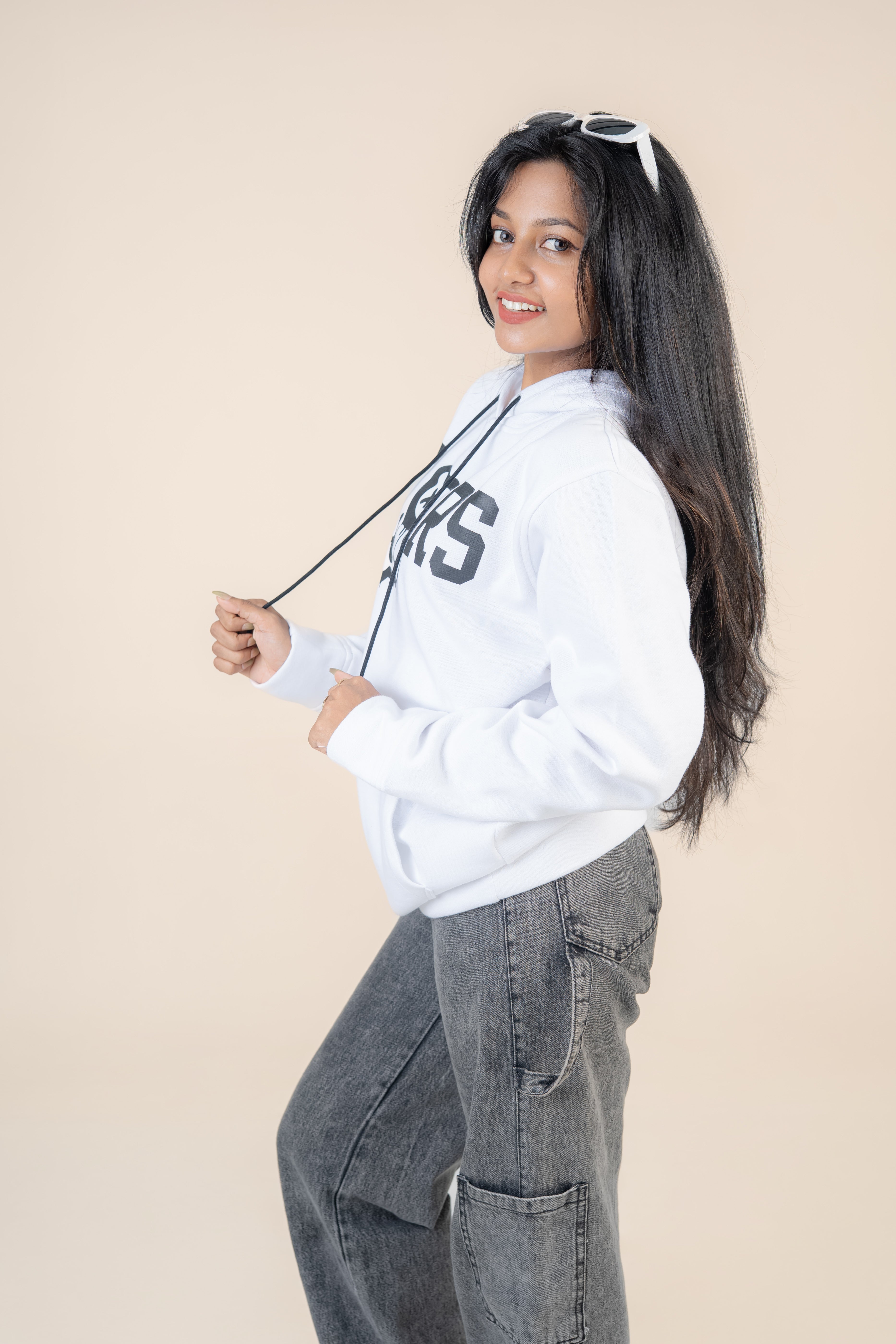 BEARS White Fleece Hoodie