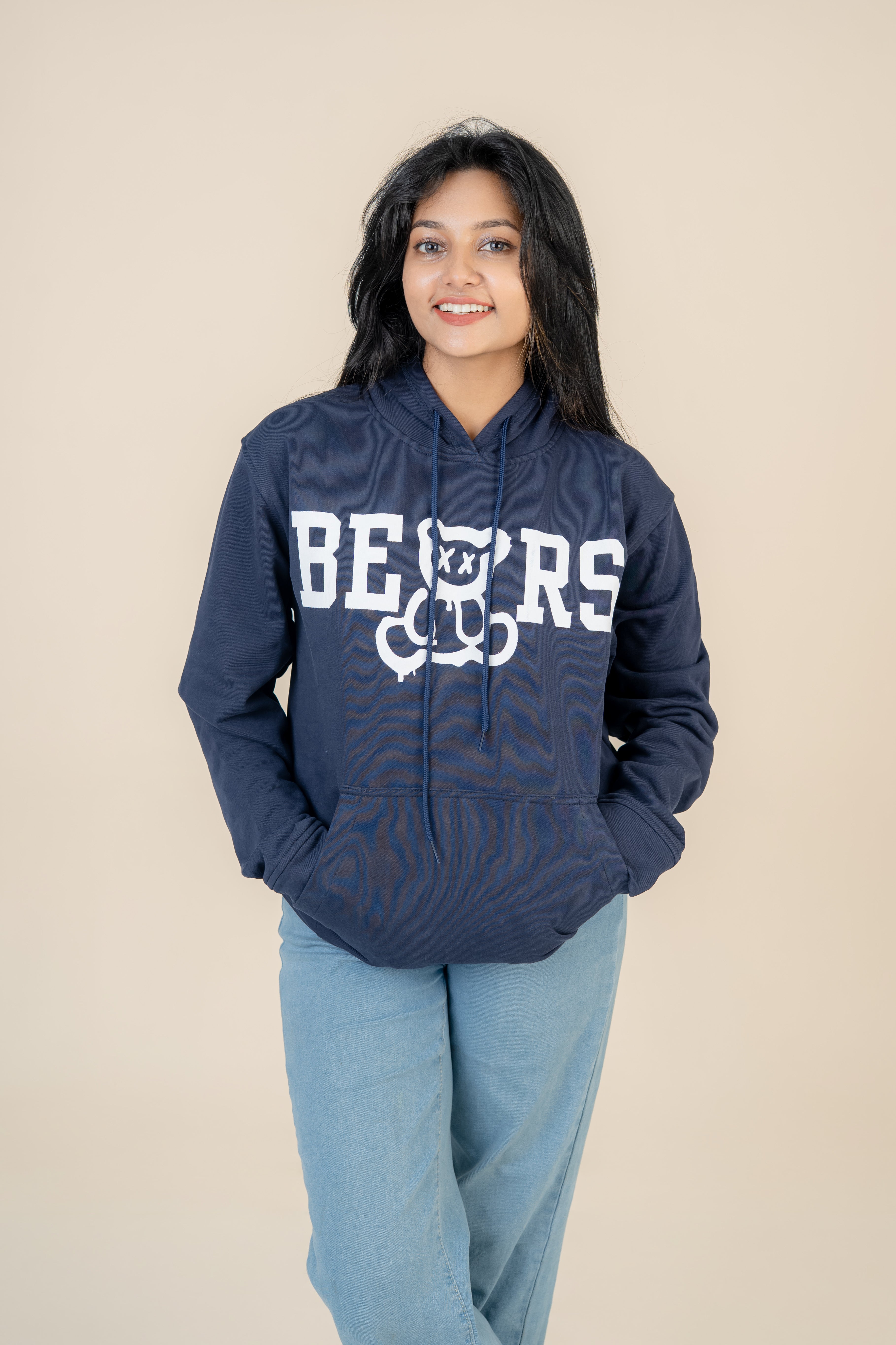 BEARS Navy Blue Fleece Hoodie