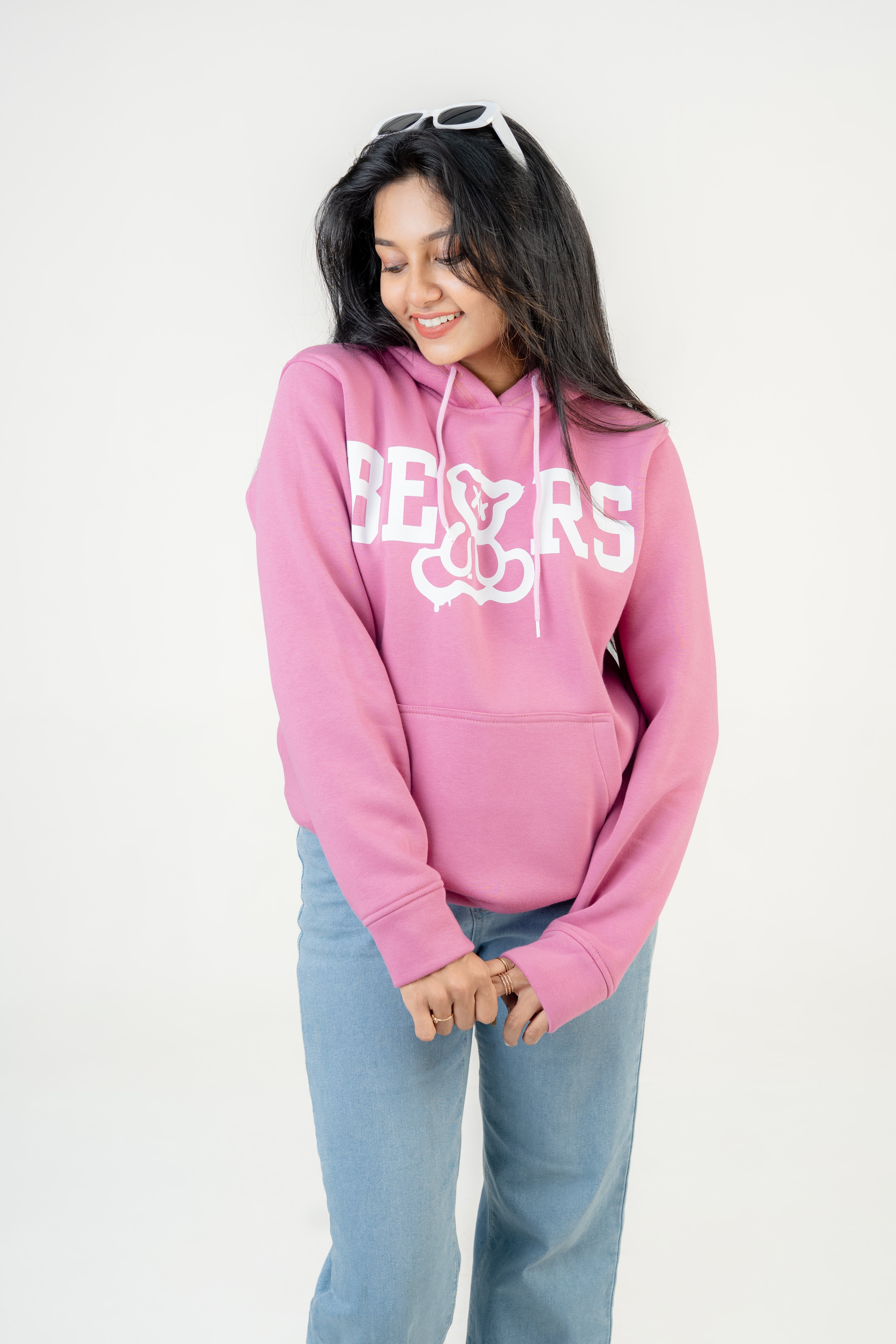 BEARS Pink Fleece Hoodie