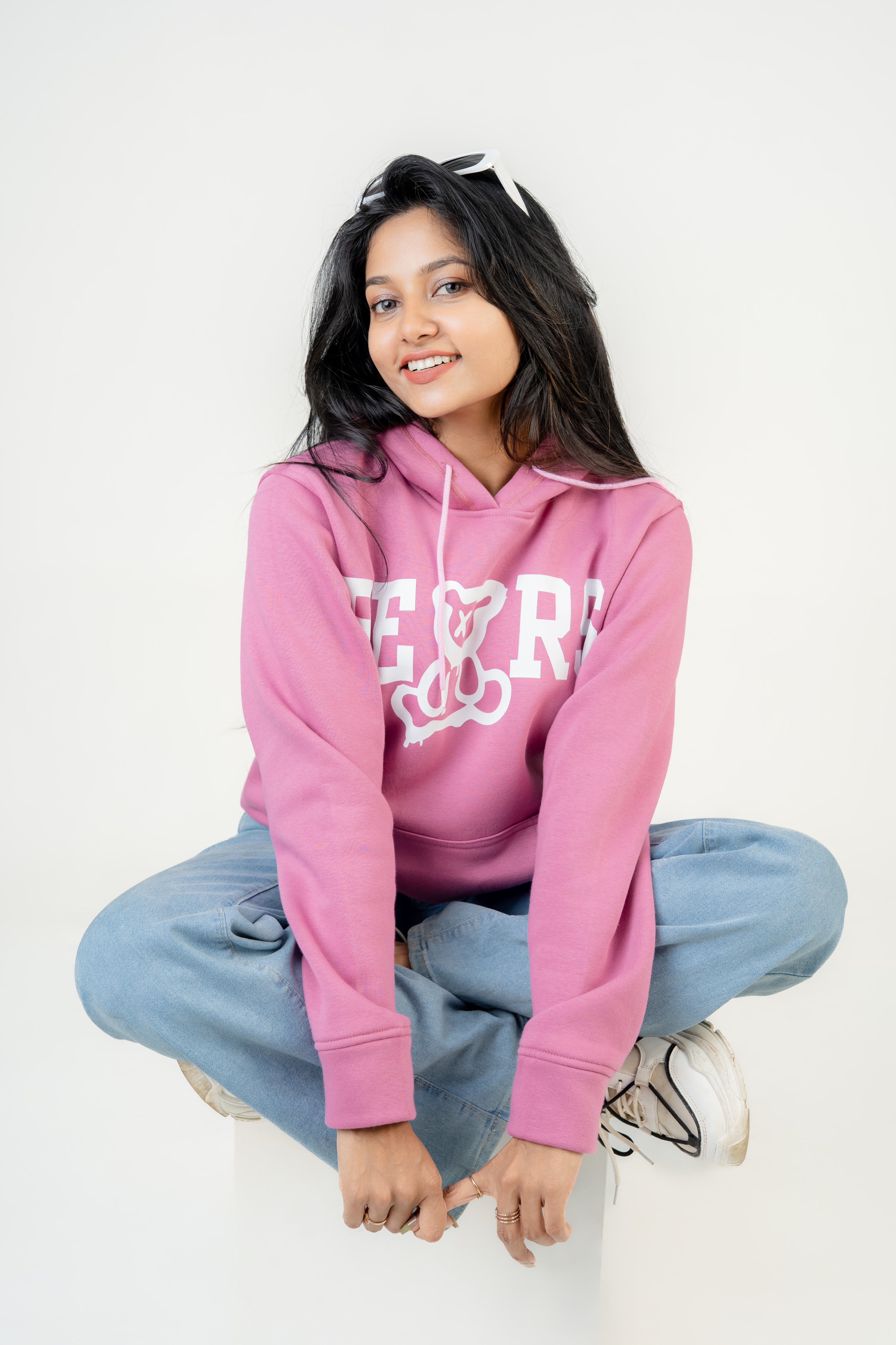 BEARS Pink Fleece Hoodie