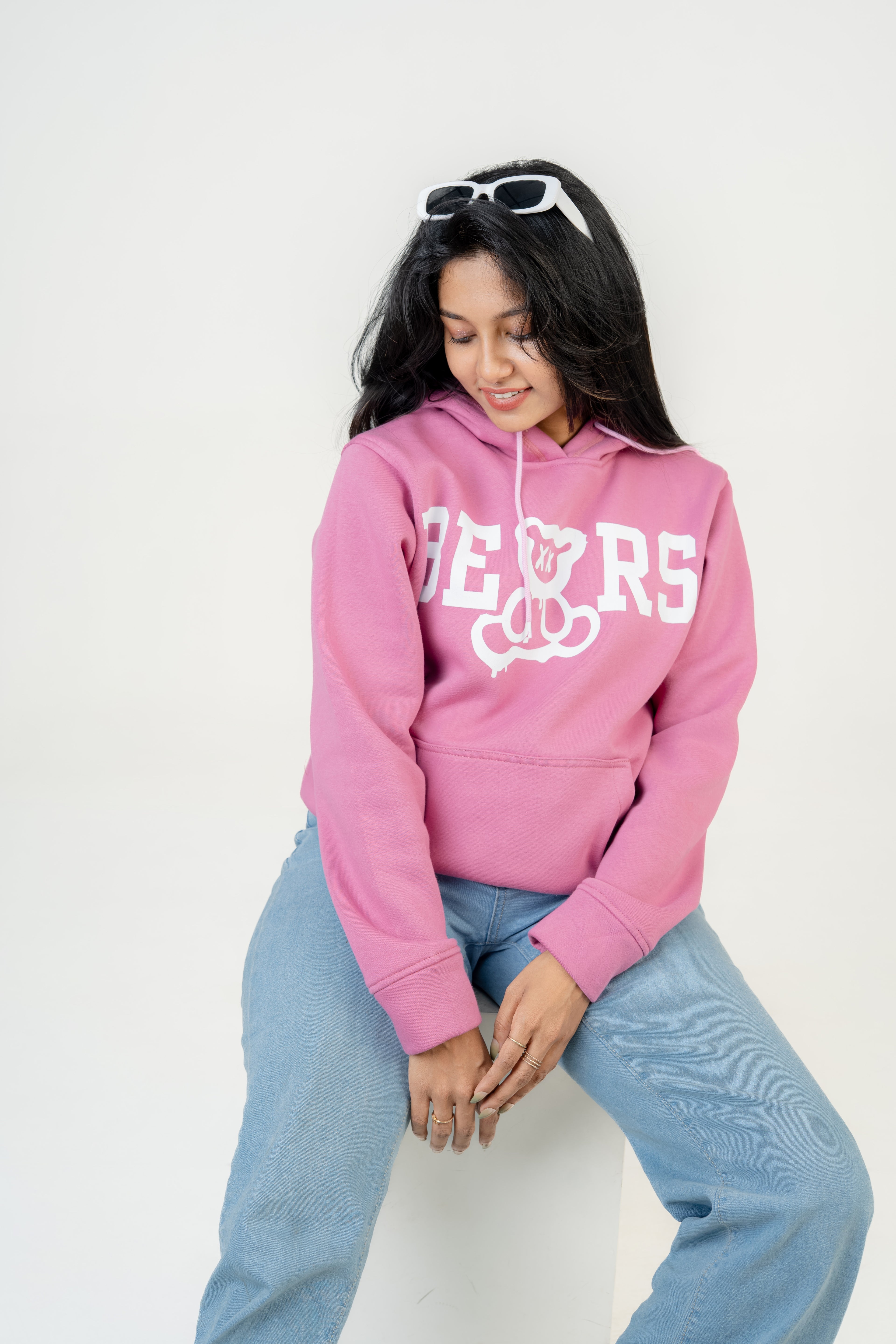 BEARS Pink Fleece Hoodie