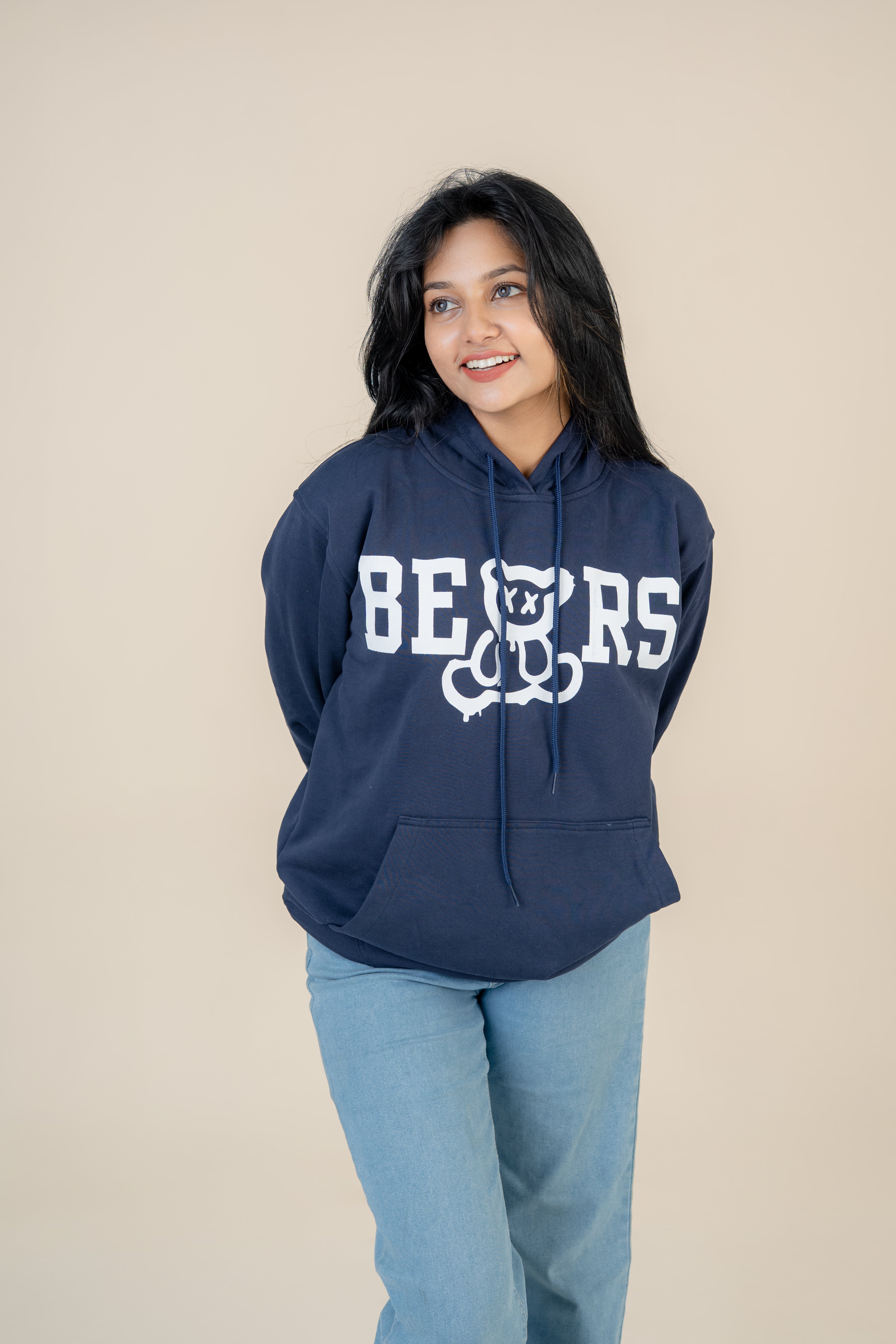 BEARS Navy Blue Fleece Hoodie
