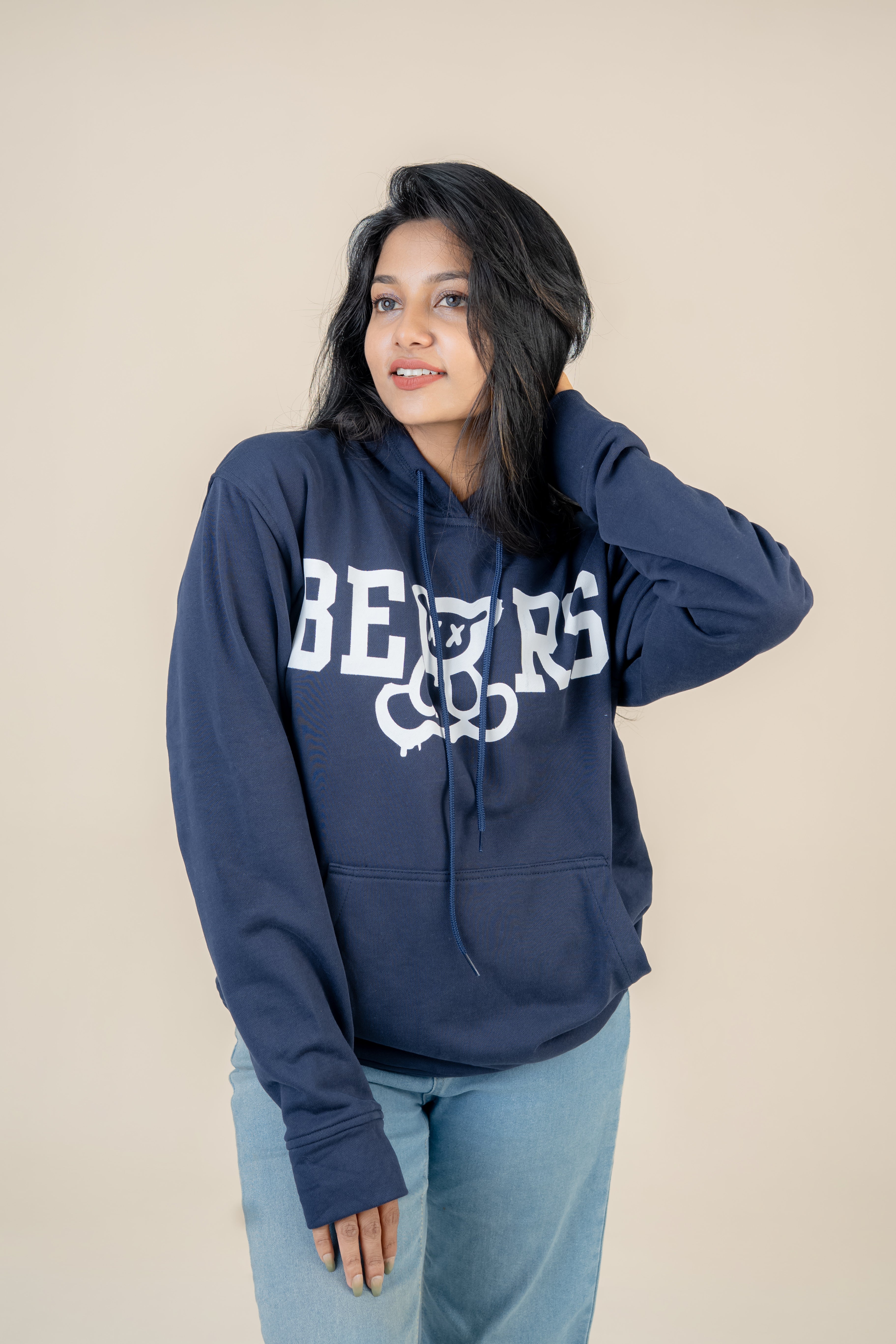 BEARS Navy Blue Fleece Hoodie