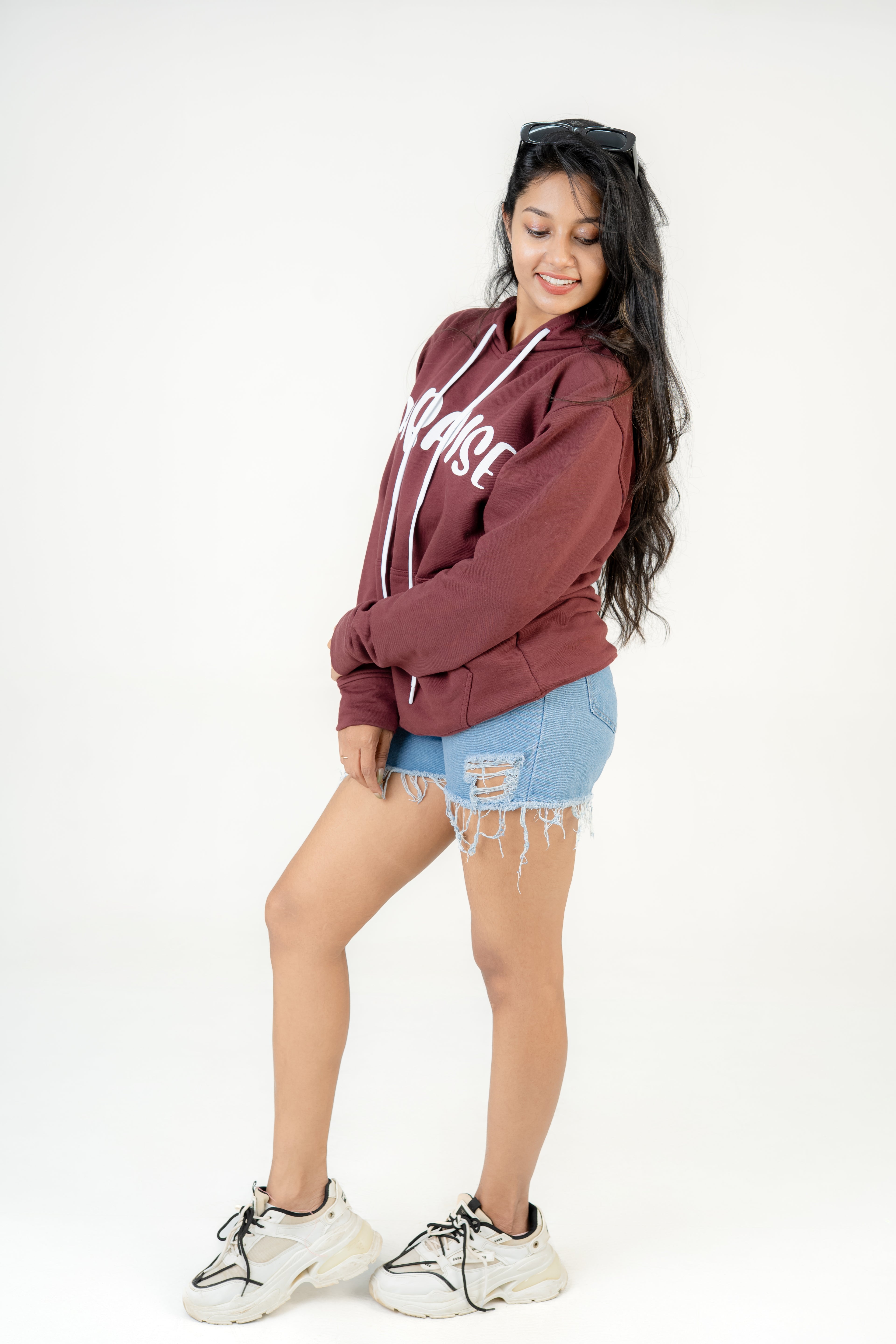 Paradise Maroon Fleece Hoodie